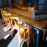 Vintage table, 2,40m, 8 people