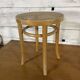 Tabouret vintage canné