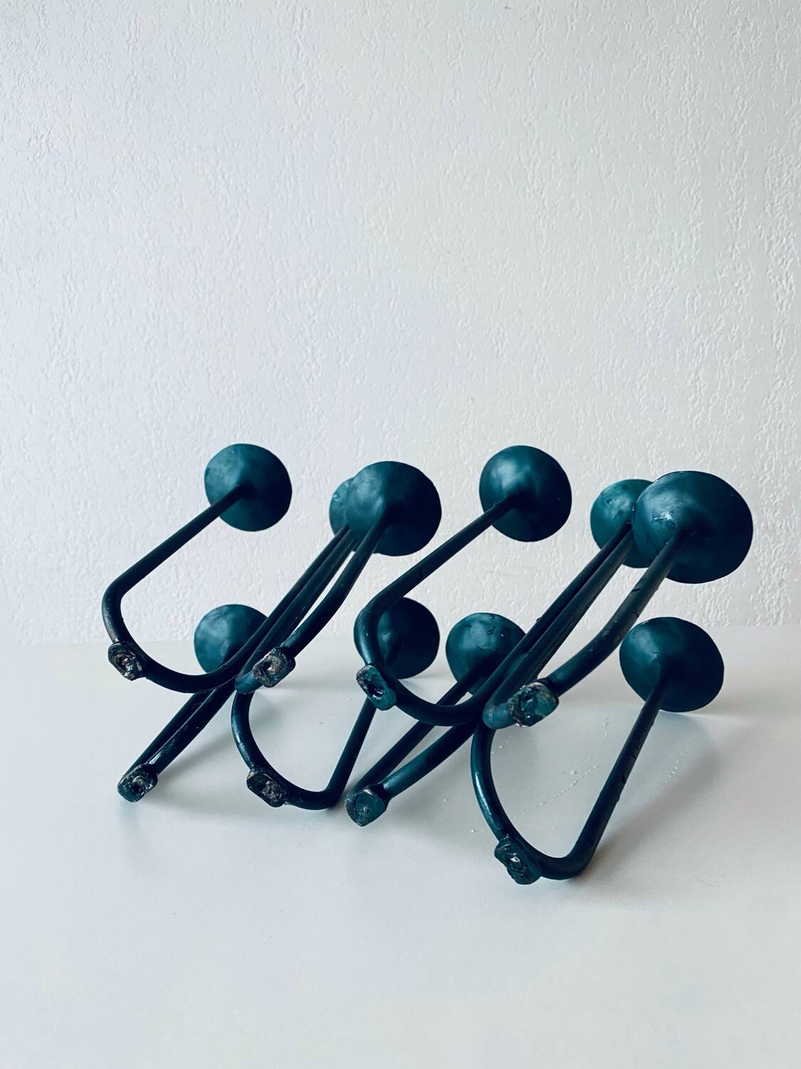 Pair of 5-branched candlesticks