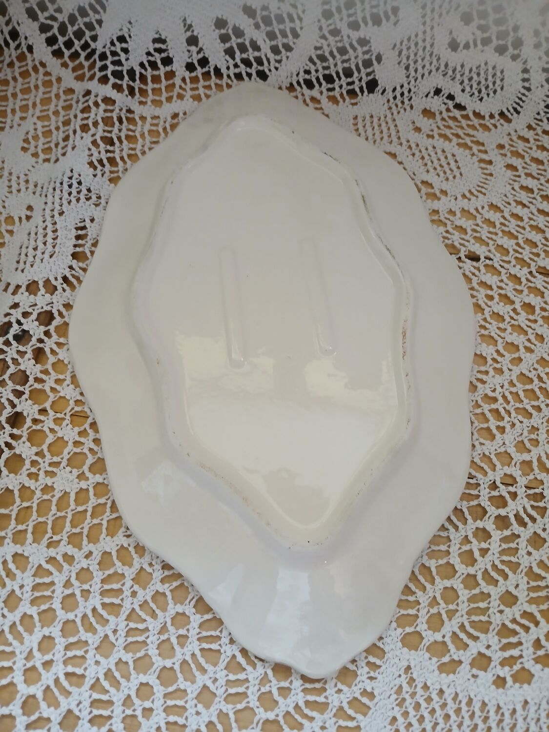 Antique porcelain soup tureen from Naples