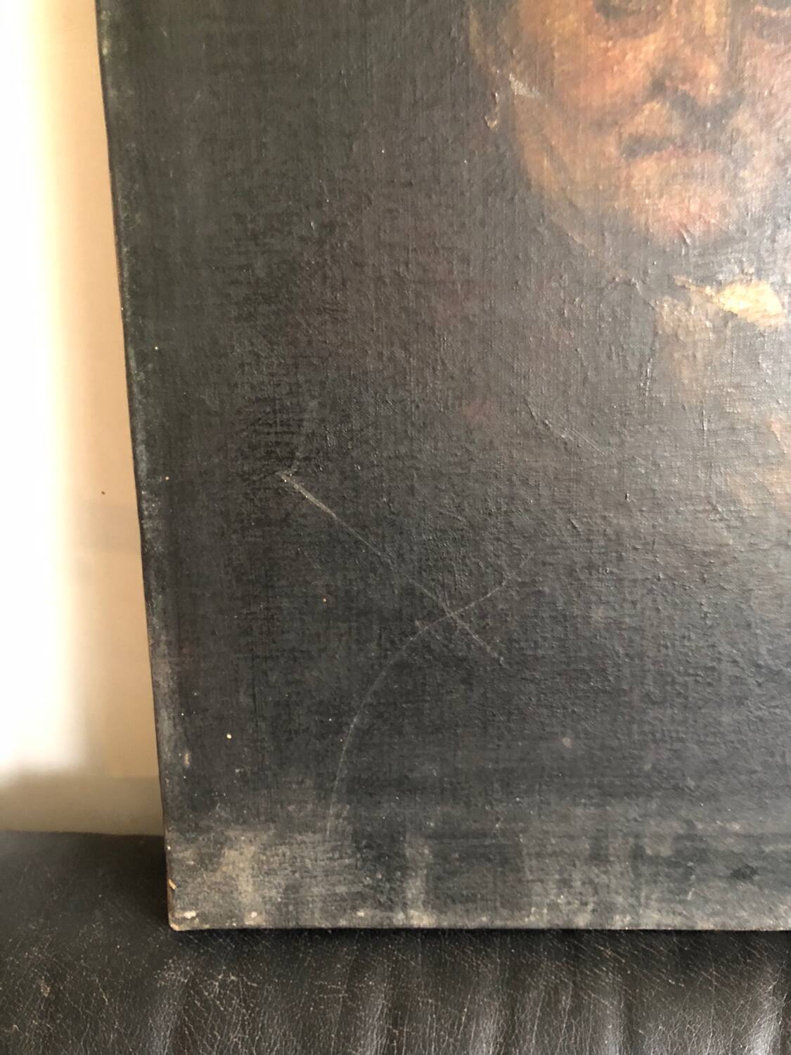 Portrait of a man oil on canvas 19th century