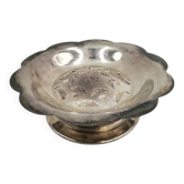 Silver-plated butter dish