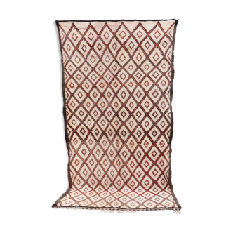 Moroccan Berber Carpet Beni Ourain 205 x 403 cm