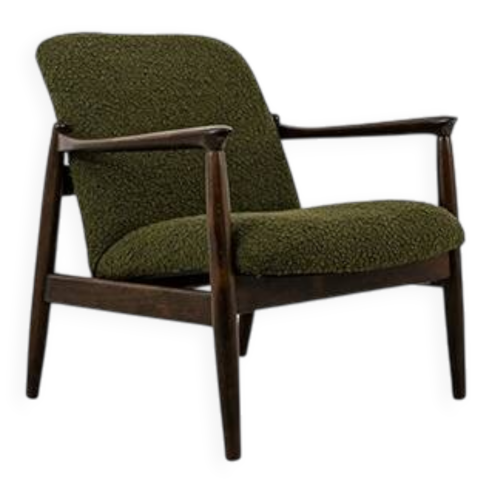 Vintage armchair GFM-64 by Edmund Homa, GFM, Poland, 1960s