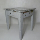 Solid oak side table