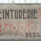 former big wooden advertising sign