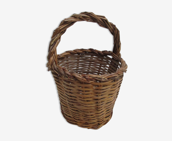 Panier en osier tressé