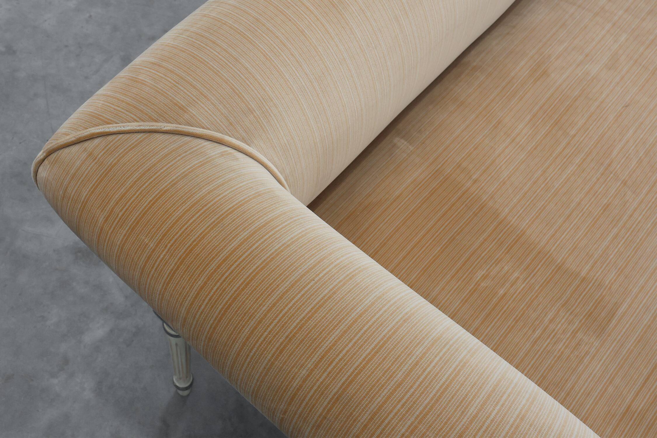 Neo-classical style chaise longue, France ca. 1990