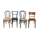 Lot de 4 chaises bistrot dépareillées