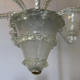 Lustre en verre de Venise, Murano, vers 1940