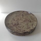 Set of 4 large plates