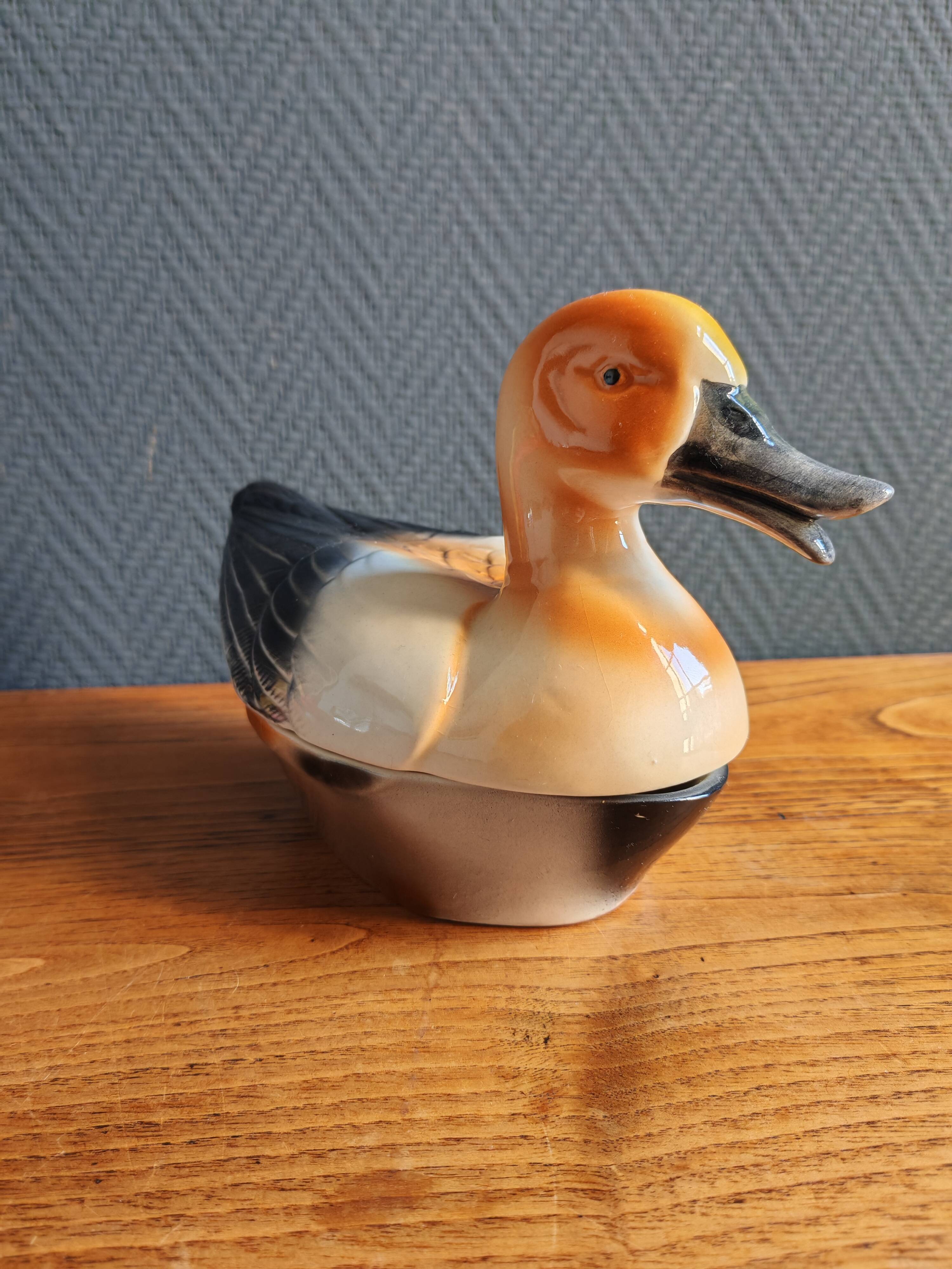 Vintage Duck Terrine in Ceramic – Artisanal Foie Gras Dish