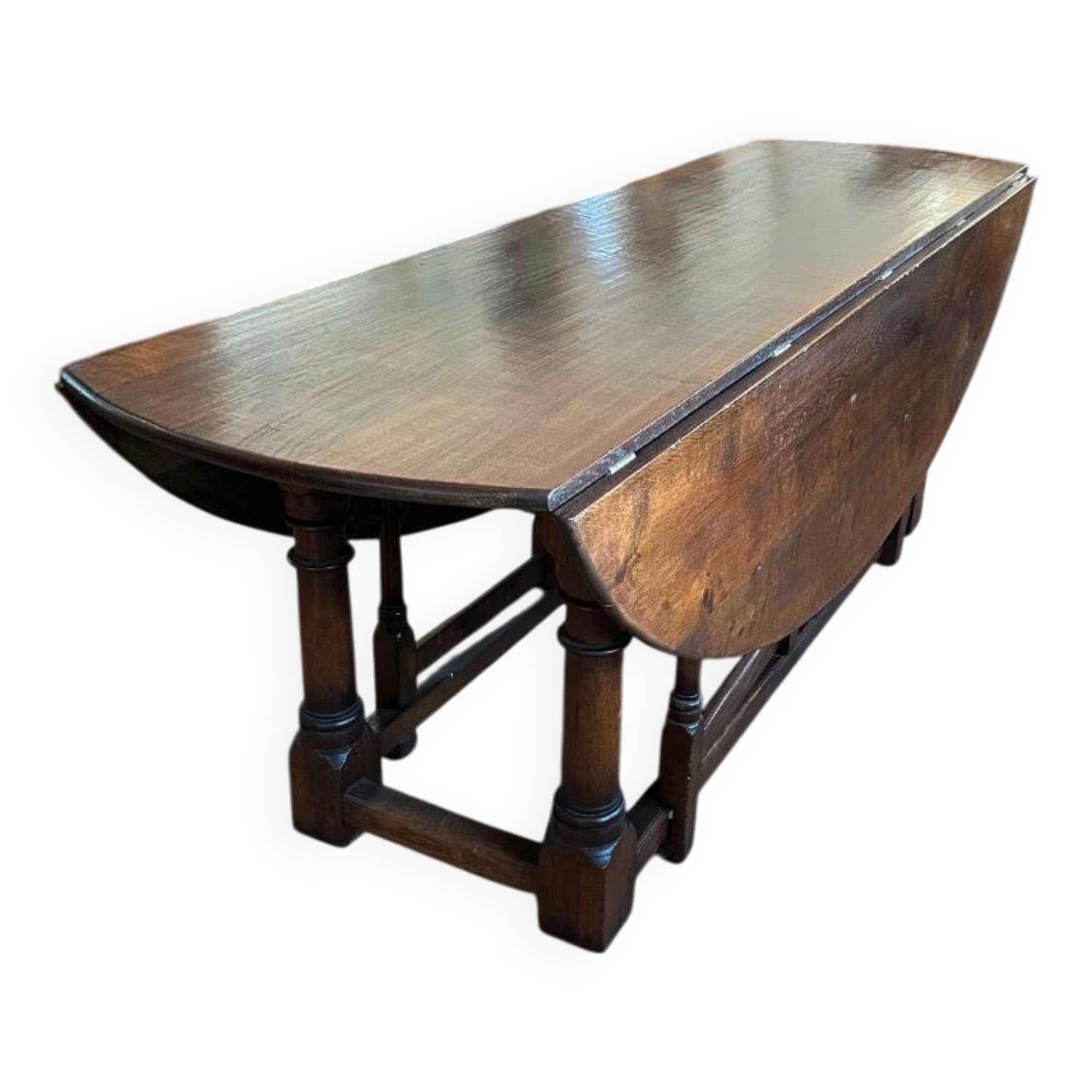 Grande table à abattants