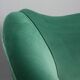 Pair of velvet armchairs Gio Ponti style