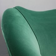 Pair of velvet armchairs Gio Ponti style