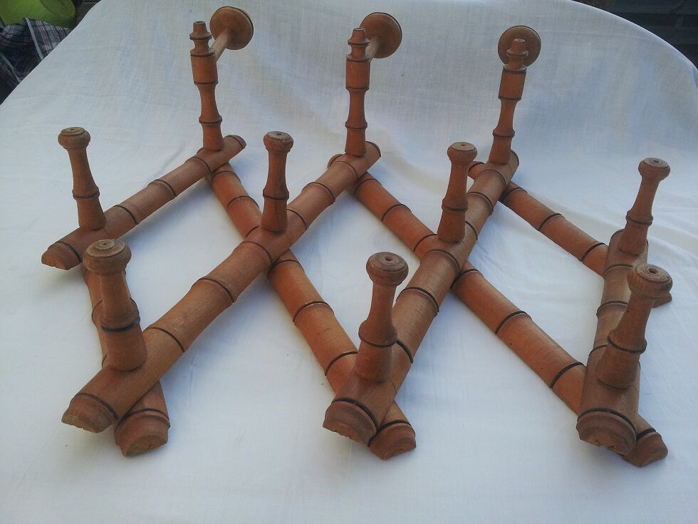 Portemanteau extensible en bois