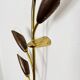 Floral Brass Wall Lamp by Rupert Nikoll