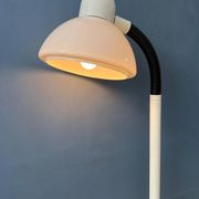 Vintage white mushroom floor lamp Dijkstra Space Age