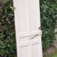 Old exterior entrance door solid H225xW86cm solid wood