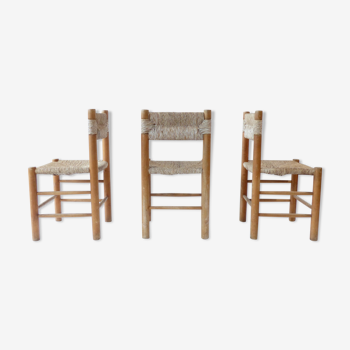 Lot de 3 chaises modèle Dordogne édité par Sentou