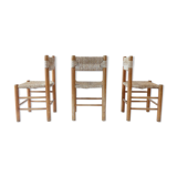 Set of 3 chairs model Dordogne edited by Sentou