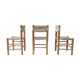Set of 3 chairs model Dordogne edited by Sentou