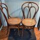 Pair of Thonet chairs No. 19 in beech from 1900;