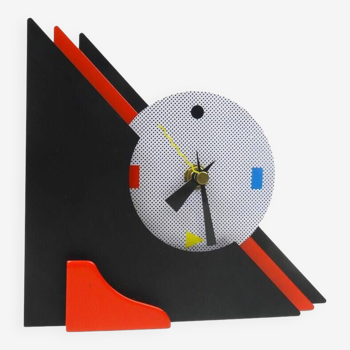 Rare vintage 80s Postmodern memphis age desk clock