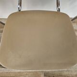 Set of four chairs in iron and skai 1970