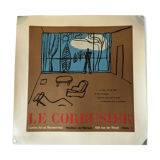 Le Corbusier, Paris 1966 exhibition poster