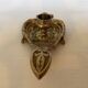 Cave rat brass candle holder