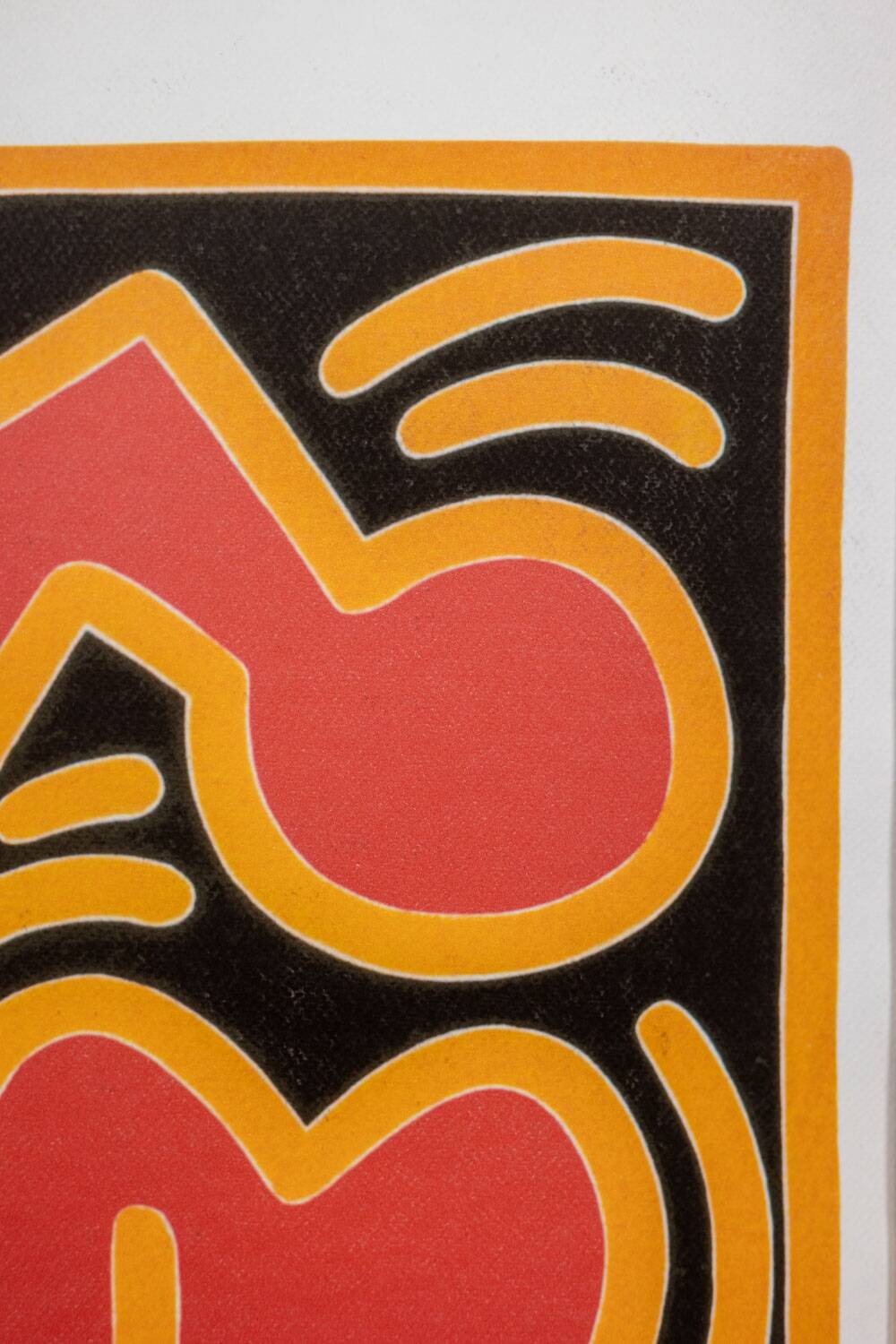 Keith Haring. Numbered colour silkscreen. 1990s.