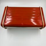 Vintage metal bread box