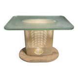 French 1950's  illuminated side table