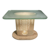 French 1950's  illuminated side table