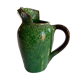 Pitcher "Vallauris" in glazed earth, green. AEGITN