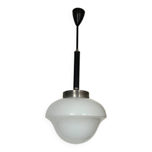 Lustre bistrot opaline