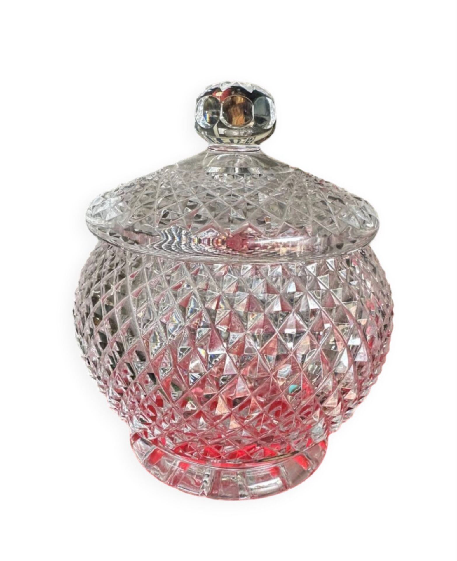 Baccarat crystal bonbonnière