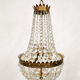 Lustre doré d’or belge vintage 'petit luxe'