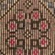 Blue Cream Persian Kilim Runner Rug, 95x313Cm