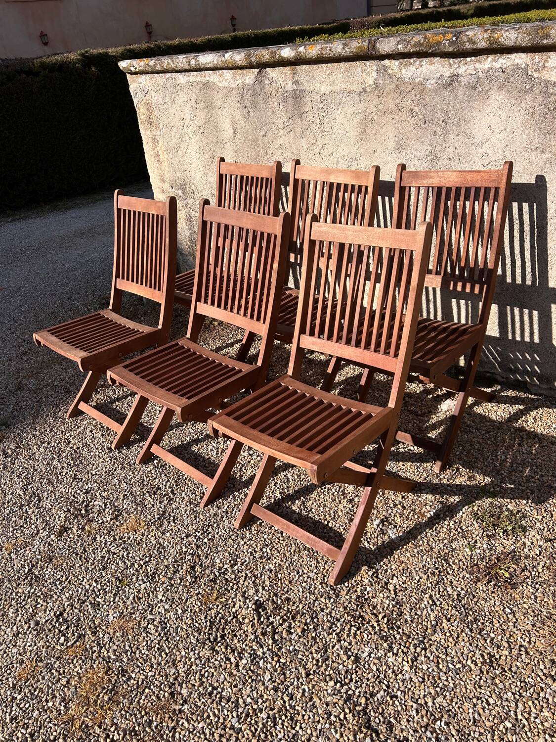 Teak chairs