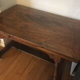 Cherry farmhouse table