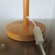 Scandinavian wooden lamp Denmark 1980