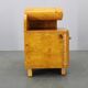 Pair of Art Deco burl wood nightstands, Czechoslovakia, 1940s