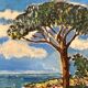 Cote d'Azur, 1970, Oil Painting