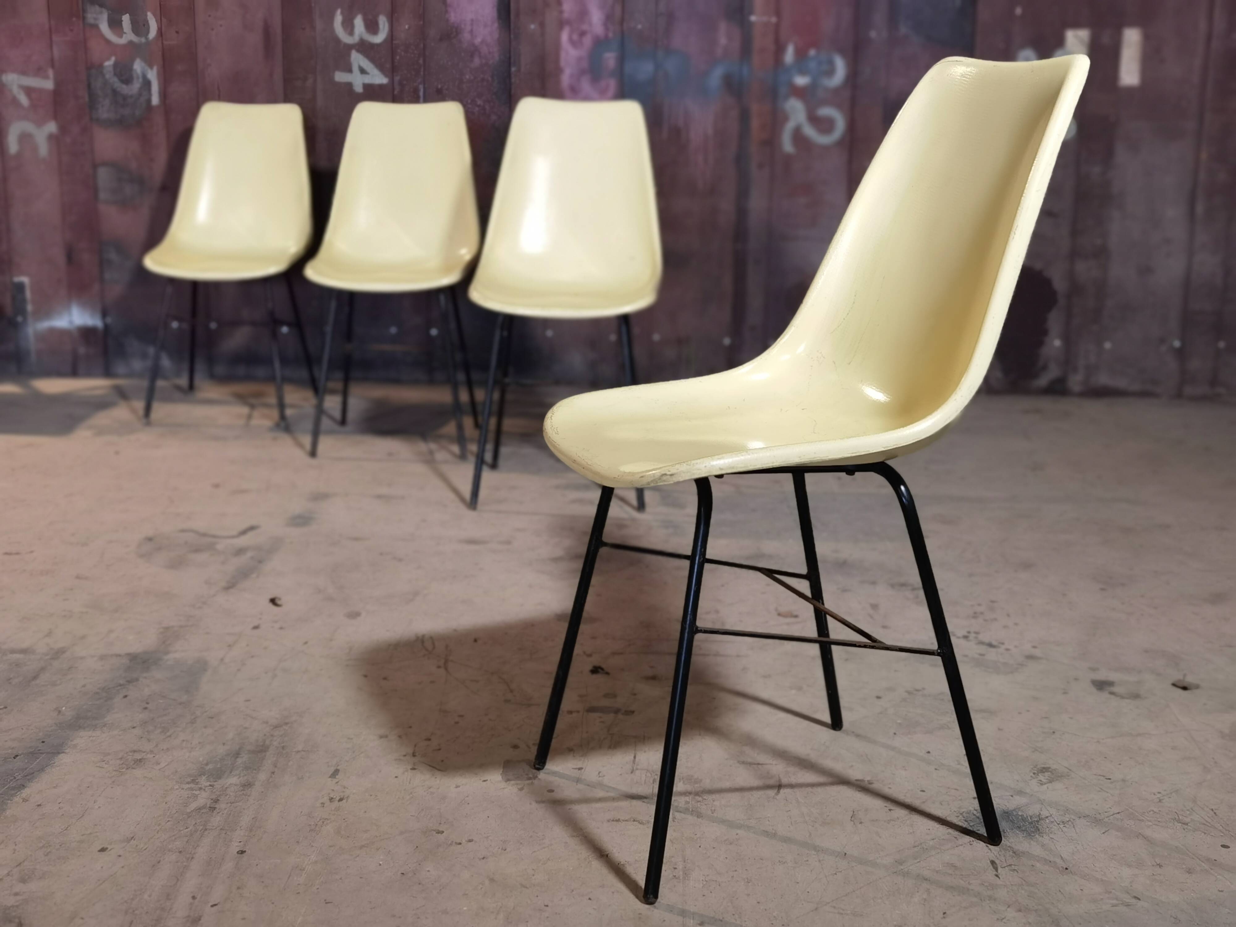 Lot de 8 chaises par Miroslav Navràtil pour Vertex
