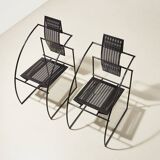 Mario Botta Pair of Quinta Chairs for Alias Italy 1986