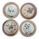 Pyrite stoneware plates
