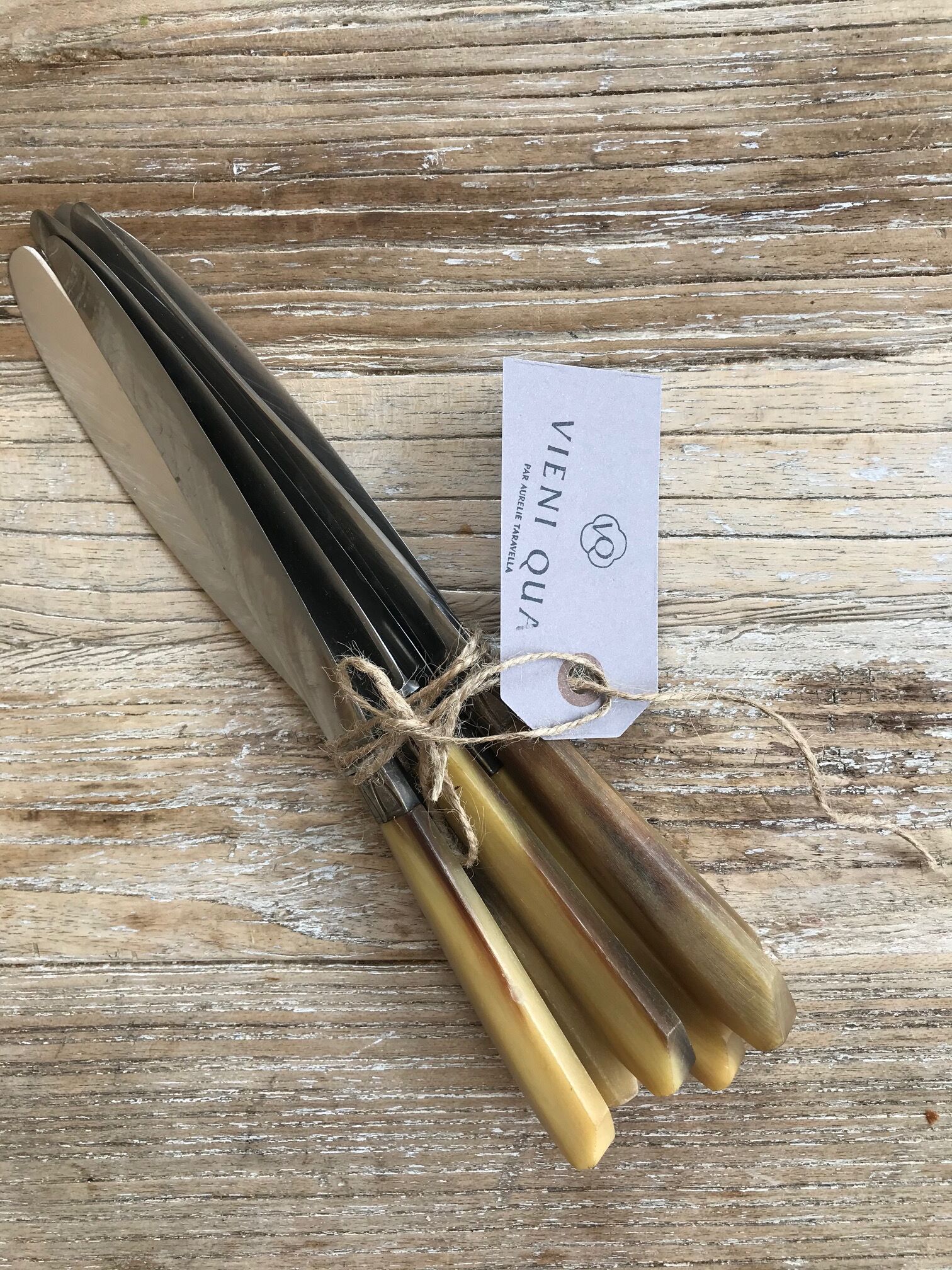 Horned handle knives