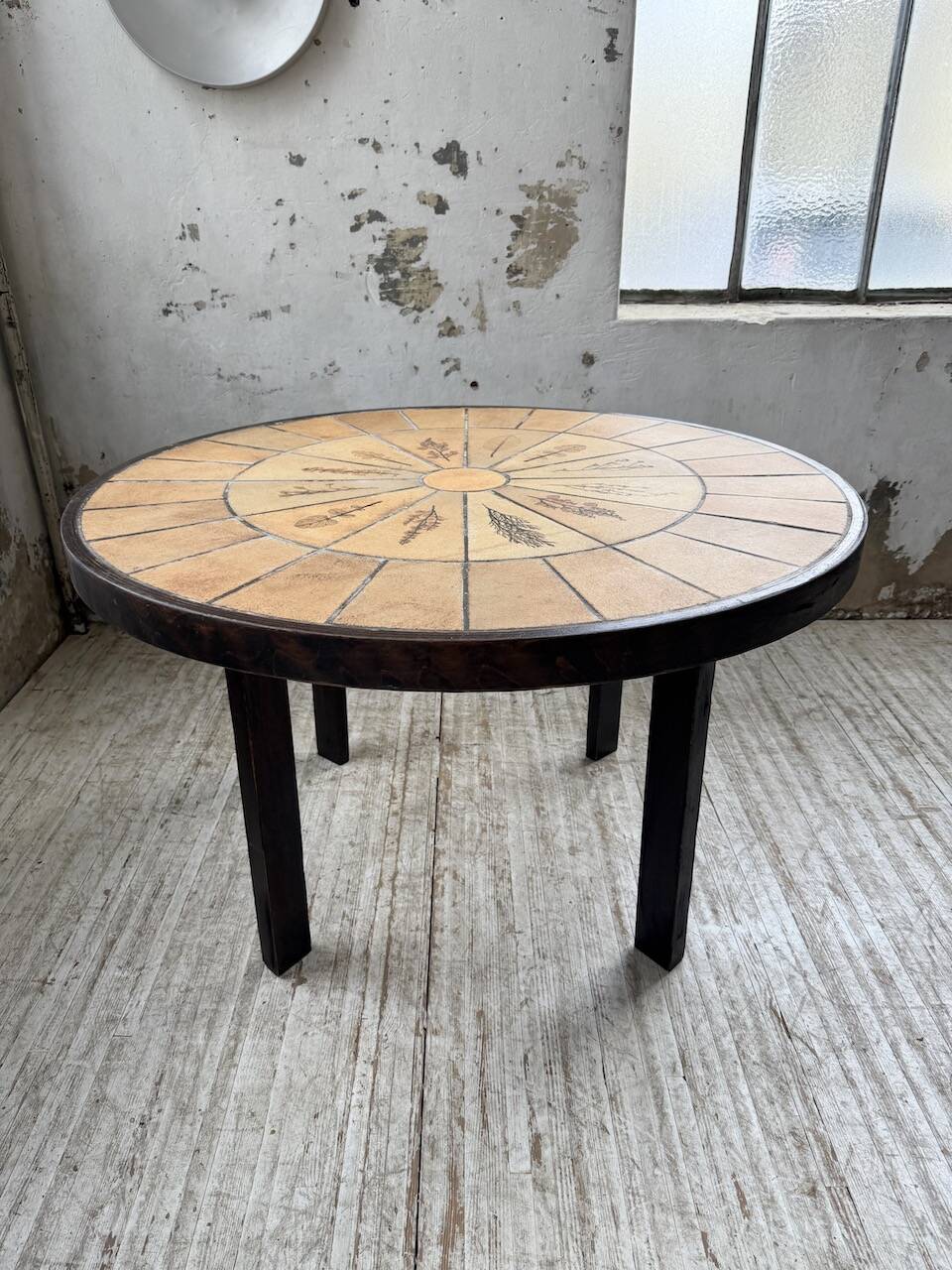 Herbier Capron ceramic dining table